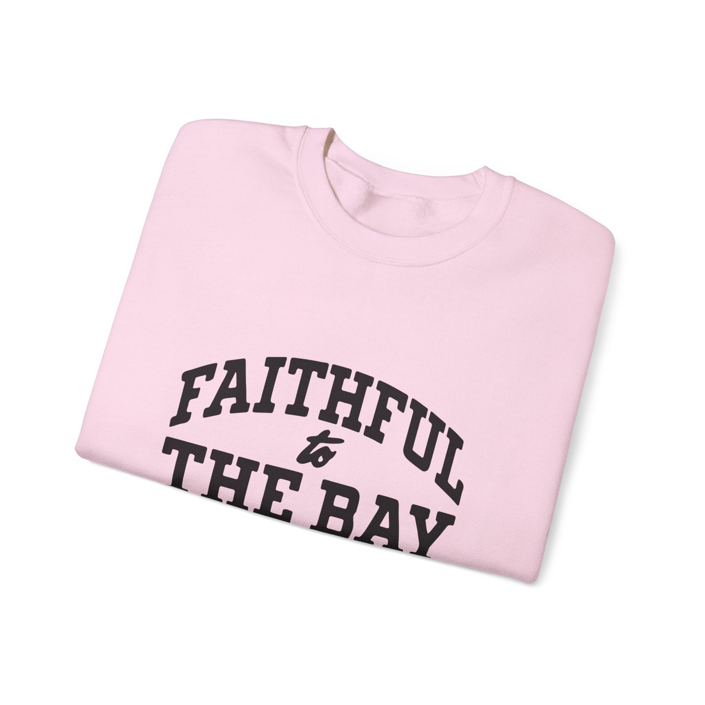 Faithful to the Bay Crewneck Sweatshirt, Personalized 'Warner 54' Team-Style Pullover