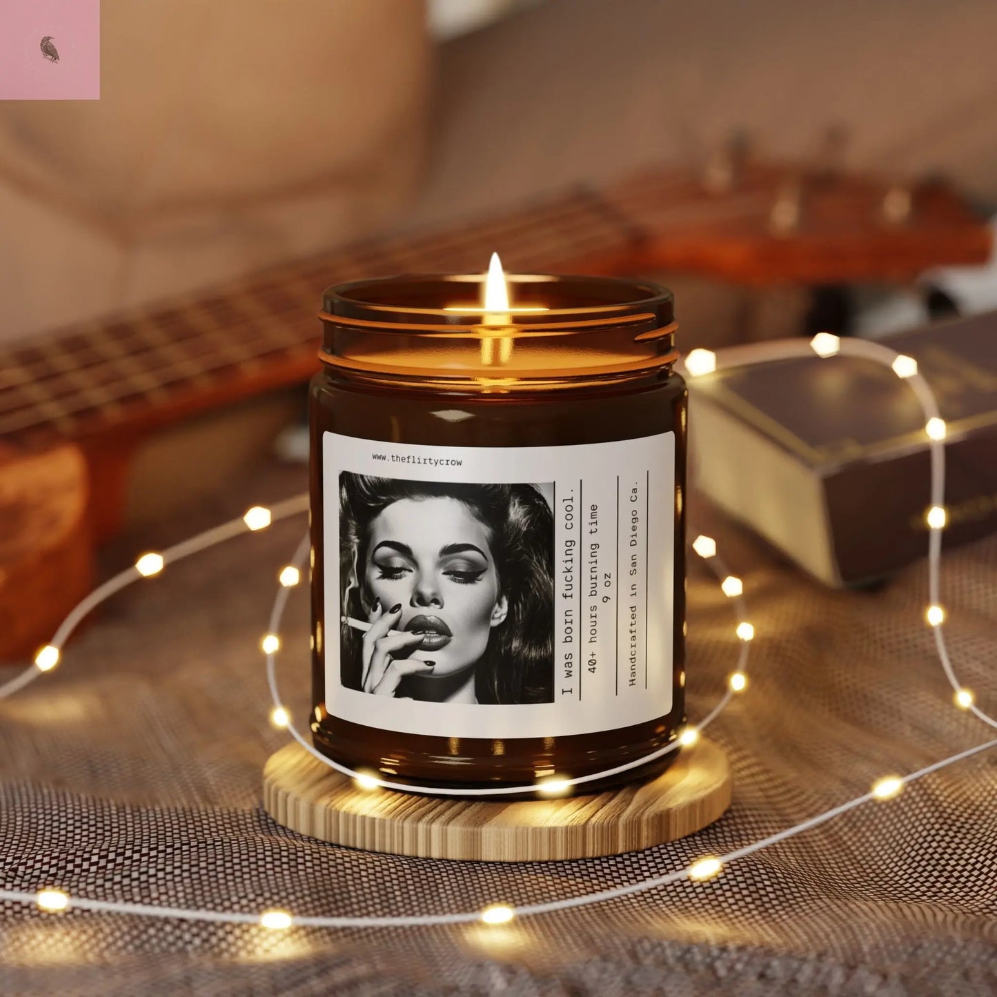 Scented soy cool AF  Candle Printify