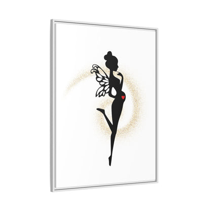 Framed Fairy Art Print - Enchanting Decor for Expecting Mothers, Baby Shower Gift, Elegant Nursery Wall Art, Whimsical Home Accent - The flirty crow