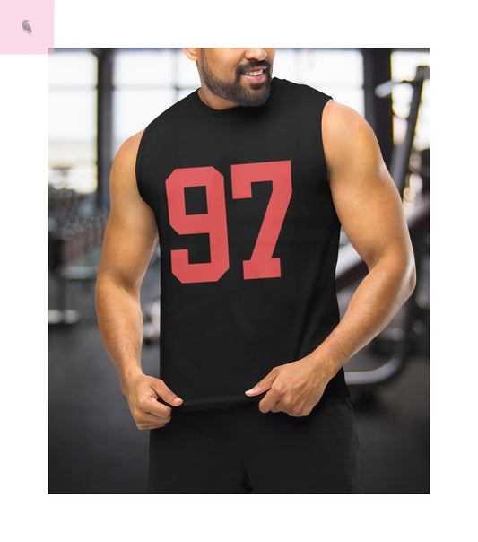 Unisex Nick Bosa Muscle Shirt The flirty crow