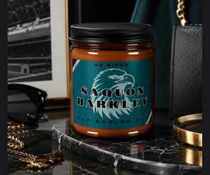 Saquon Barkley Candle The flirty crow