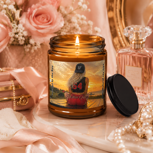 San Francisco Football Fan Candle The flirty crow