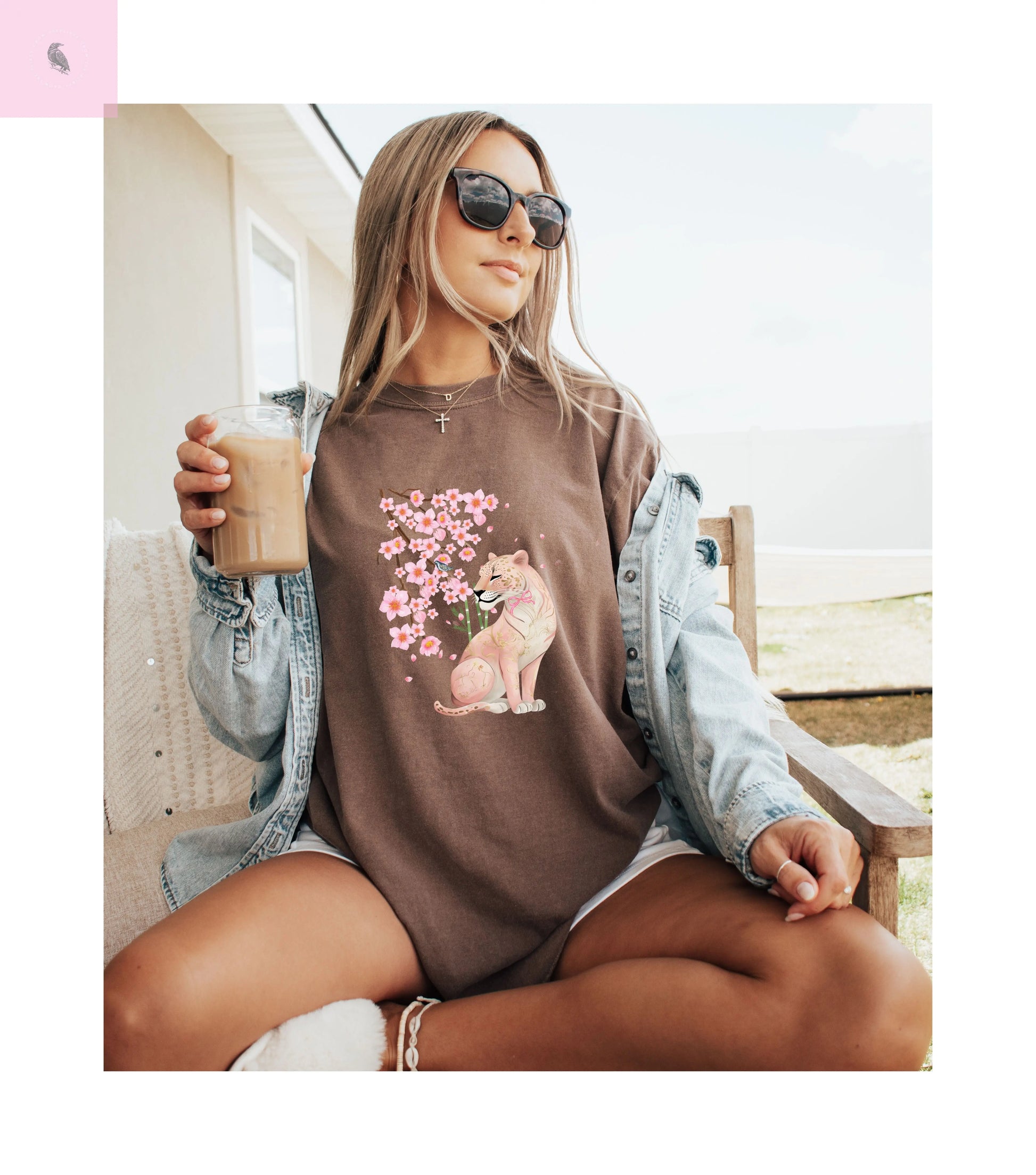 Chinoiserie Leopard T-shirt - The flirty crow