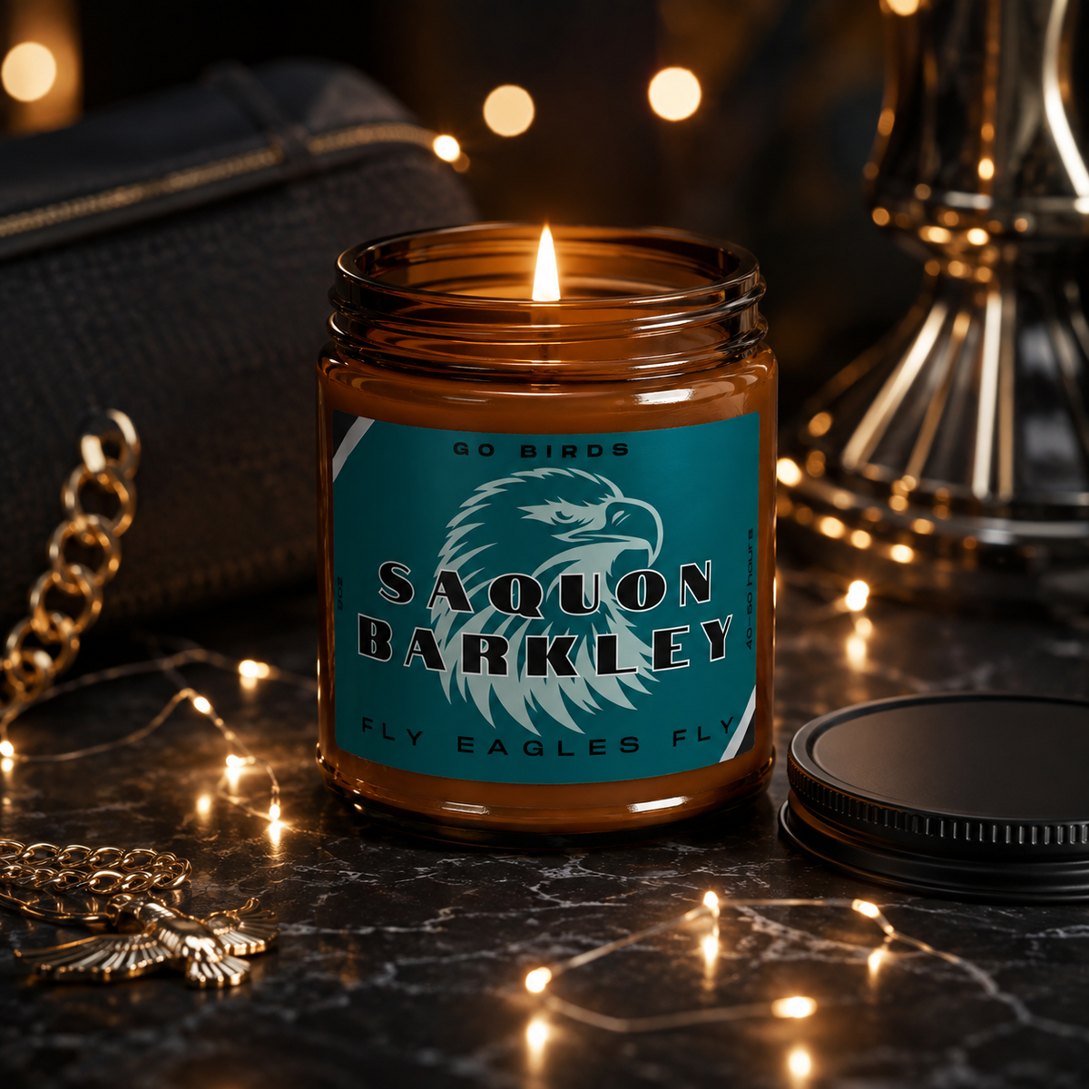 Saquon Barkley Candle The flirty crow