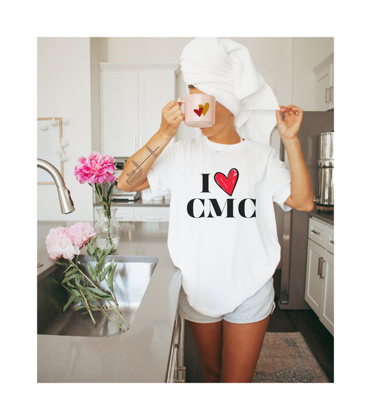 I Love CMC Unisex 49erT-Shirt, gift for niner fan, Game Day tee, 49er tshirt
