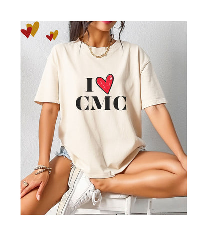I Love CMC Unisex 49erT-Shirt, gift for niner fan, Game Day tee, 49er tshirt