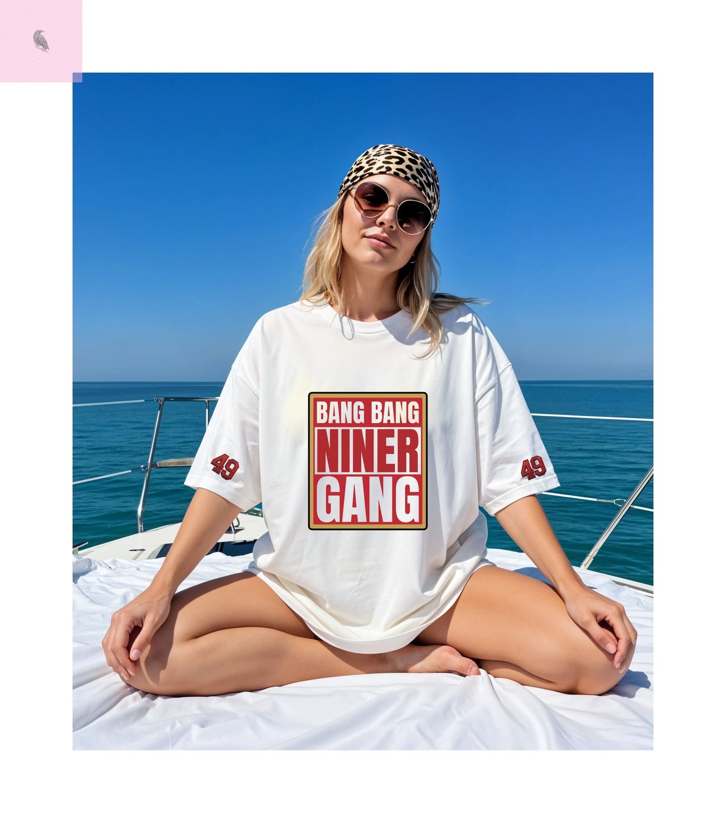 Niners Gang Fan T-Shirt The flirty crow