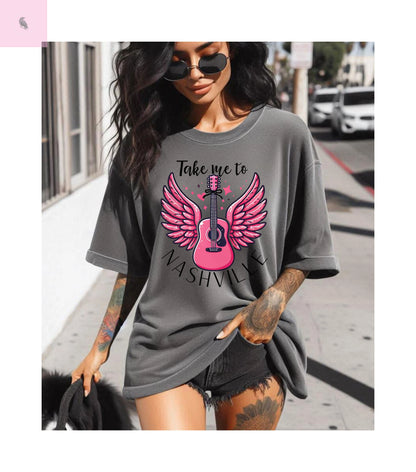 Nashville Lover T-shirt - Unisex The flirty crow