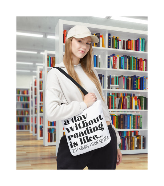 Book Lover Tote Bag, Funny Reading Quote, Literary Gift, Planner Bag, Library Tote, Reading Accessories, beach tote, grocery tote