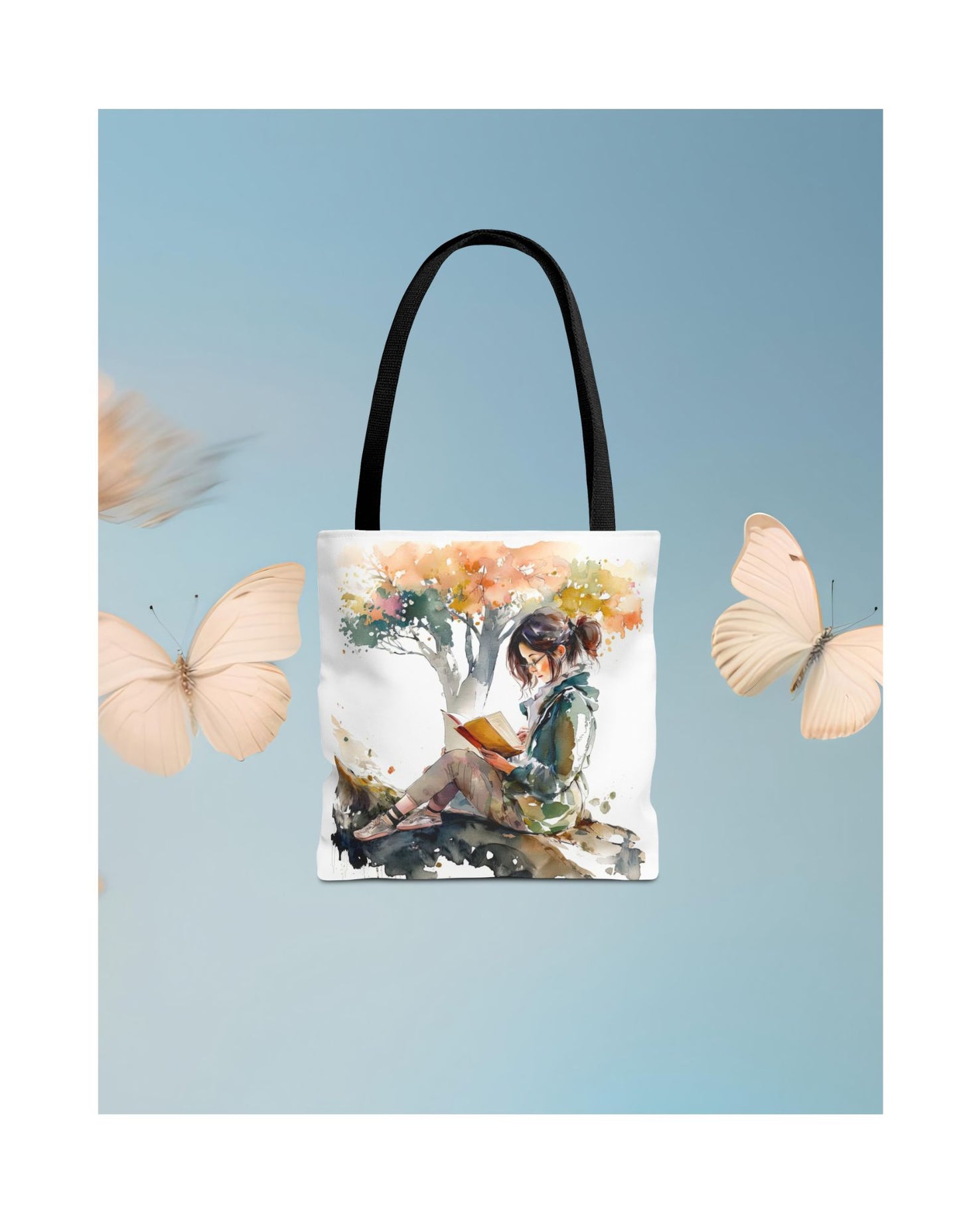 Reading Tote Bag, Literary Gift, Book Lover Tote, Eco-Friendly Bag, readers shopping Tote, book club bag