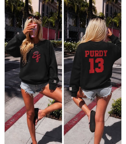 Unisex SF Fan  Sweatshirt, SF game day pullover, SF sports fan shirt