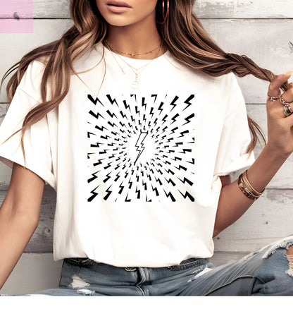 Lightning Bolt Lover T-Shirt the flirty crow