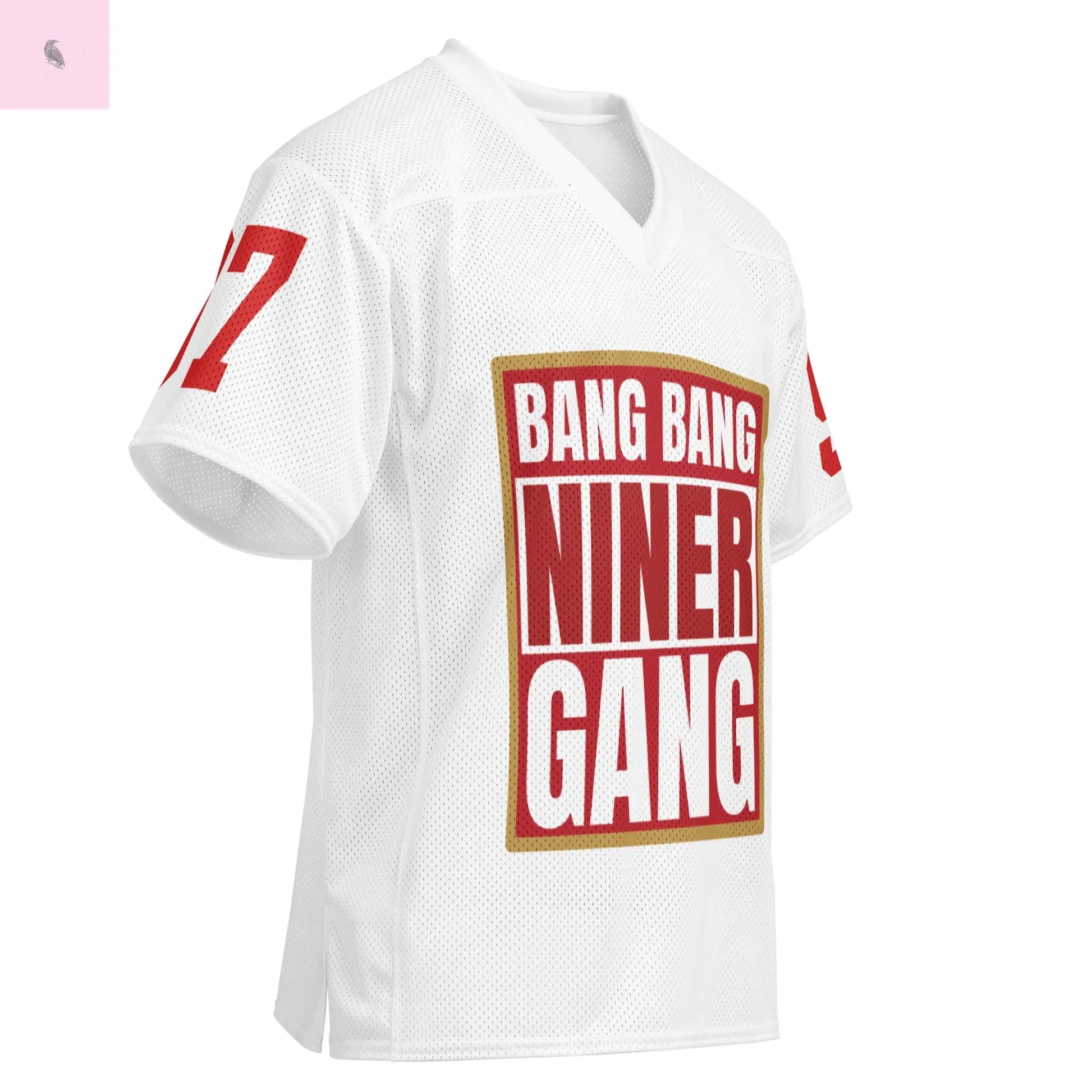 49ers fan Niner Gang mesh football jersey The flirty crow