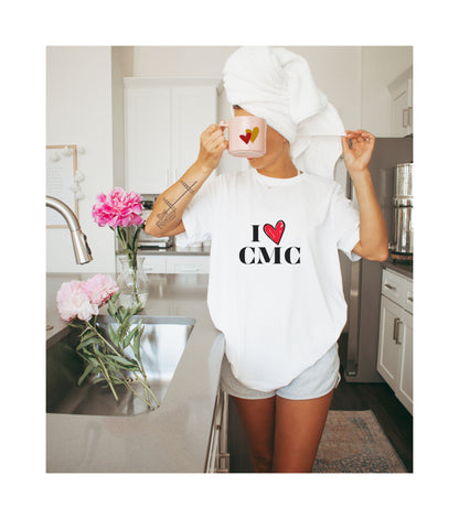 I Love CMC Unisex 49erT-Shirt, gift for niner fan, Game Day tee, 49er tshirt