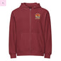 Premium full zip hoodie The flirty crow