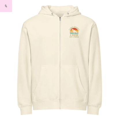 Premium full zip hoodie The flirty crow
