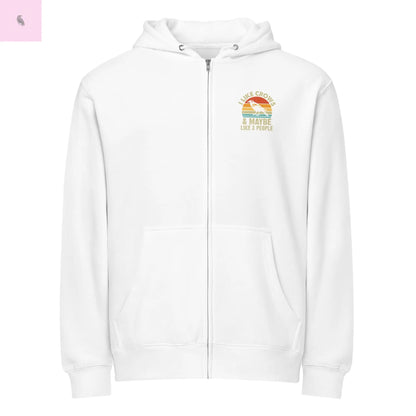 Premium full zip hoodie The flirty crow