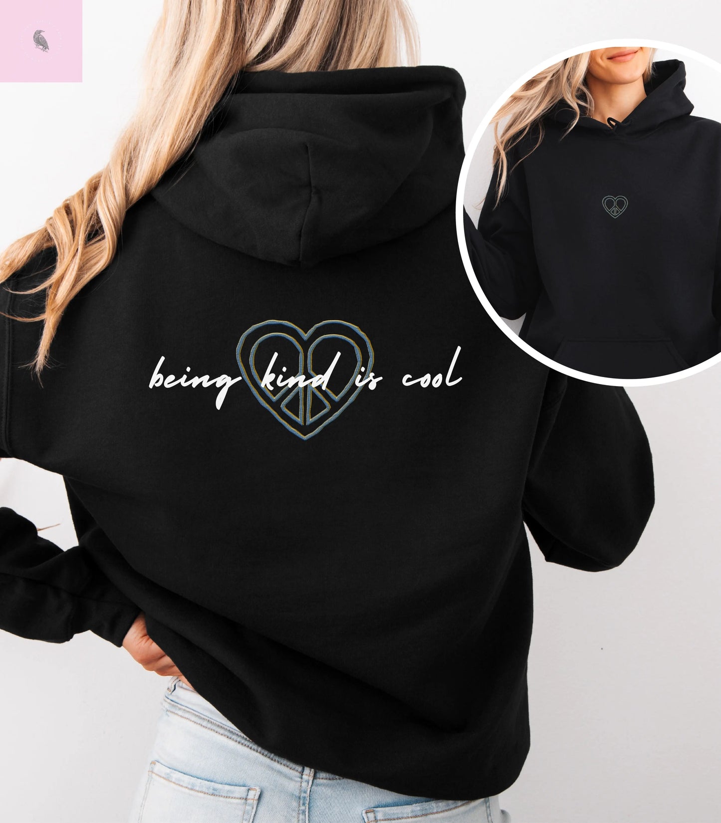 Be Kind Hoodie - Unisex The flirty crow