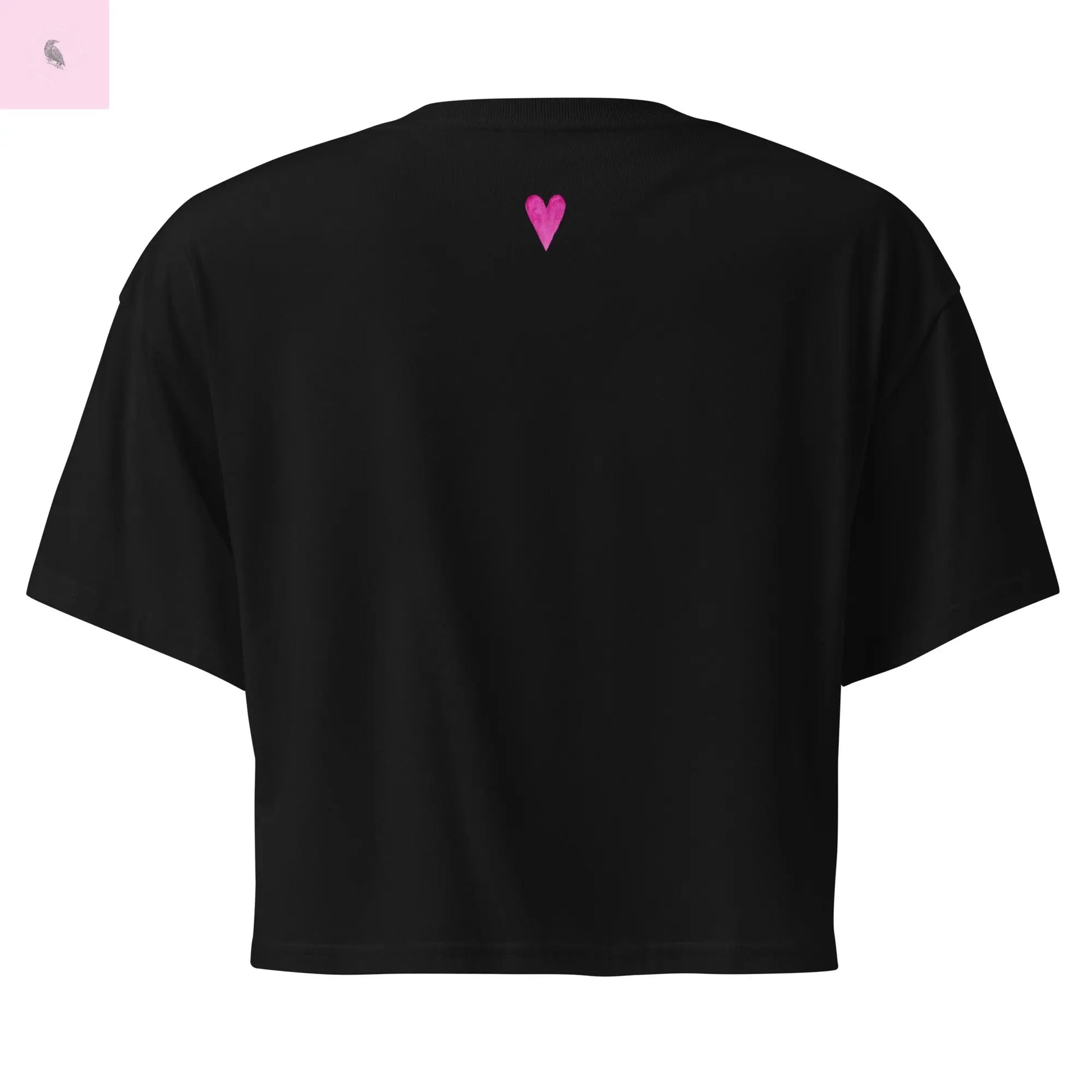 Sensitive Gangsta womens crop top The flirty crow
