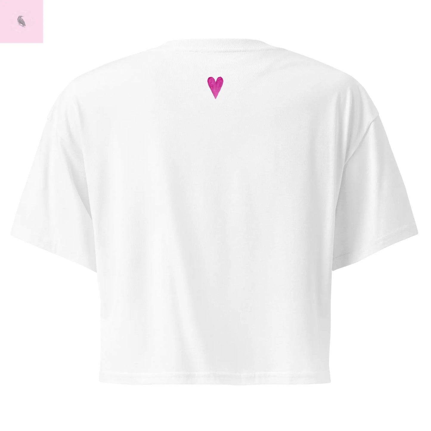 Sensitive Gangsta womens crop top The flirty crow