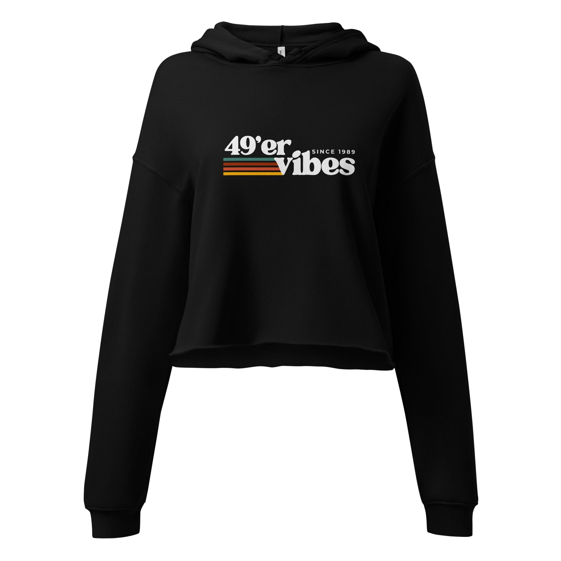 49er vibes Crop Hoodie The flirty crow