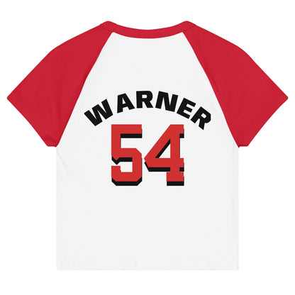 Women’s 49er faithful to the bay micro  baby tee The flirty crow