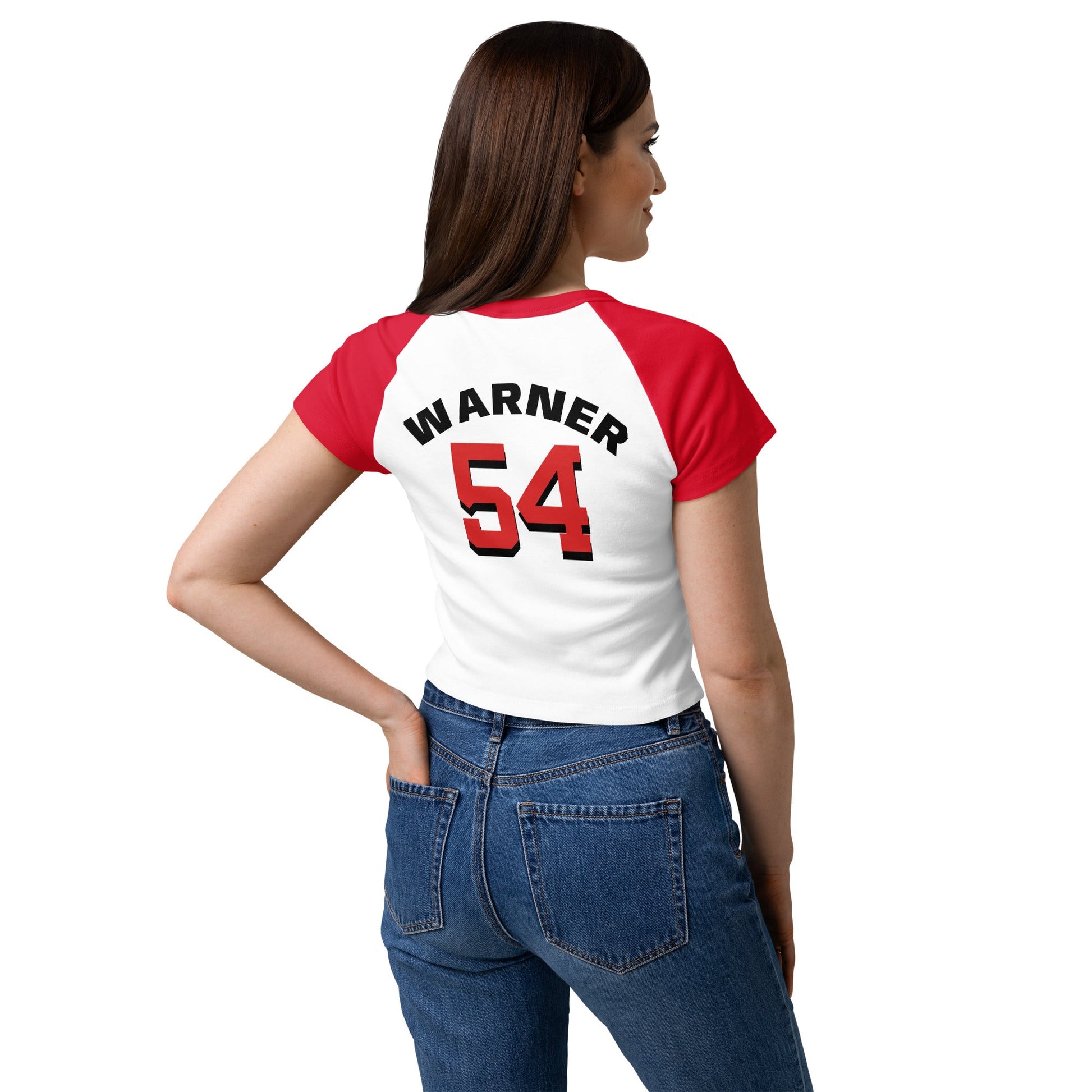 Women’s 49er faithful to the bay micro  baby tee The flirty crow