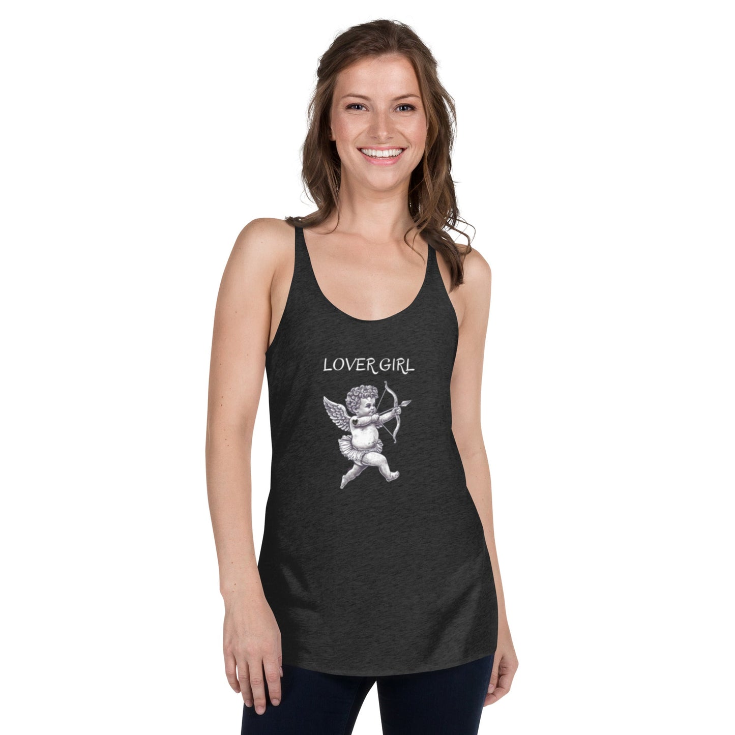 Women's Racerback Tank The flirty crow